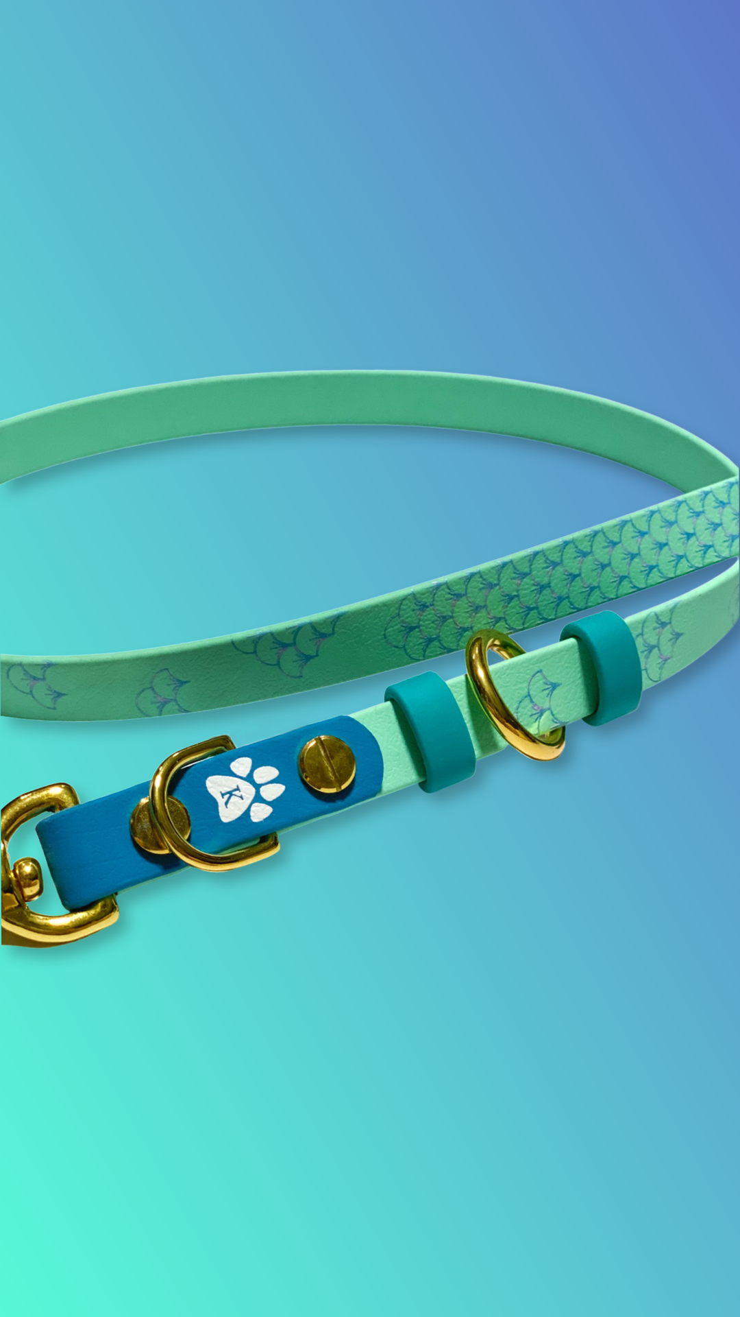 Paw Walker Interchangeable Leash: INKED Sea Nymph Main Leash Strap